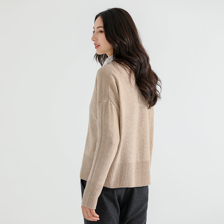 Discover the Above Land Crew-Neck Sweater, crafted from a luxurious yak wool blend for ultimate comfort. Featuring a classic crew-neck design, this versatile piece is perfect for layering or wearing on its own. Ideal for casual elegance, offering warmth and softness in every wear.




