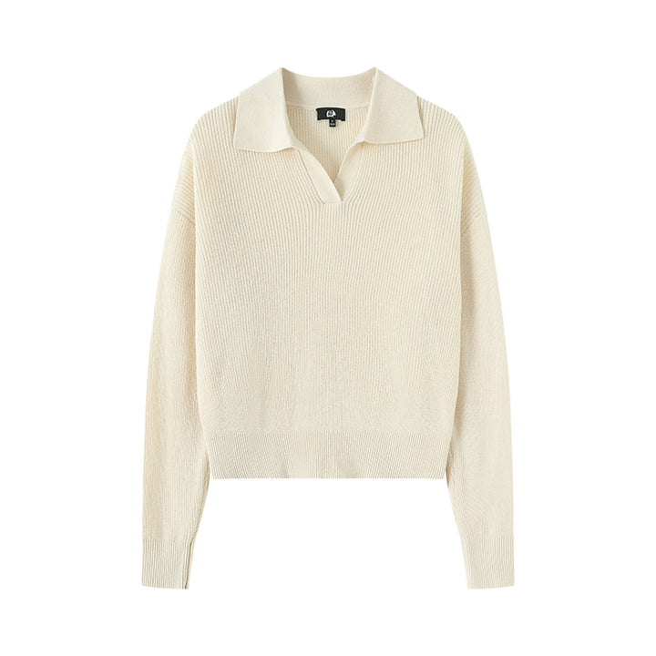 Discover the Women's Knit Polo Sweater, crafted for comfort and style. Perfect for layering, this versatile piece is made from premium yarns for a soft, flattering fit.

