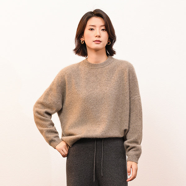 Women's Brushed Yak Wool Pullover
