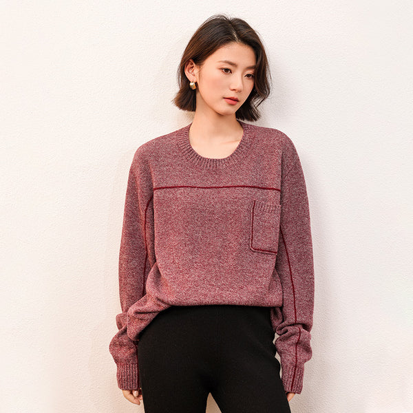 Shambala Women's Yak Wool Jacquard Pullover