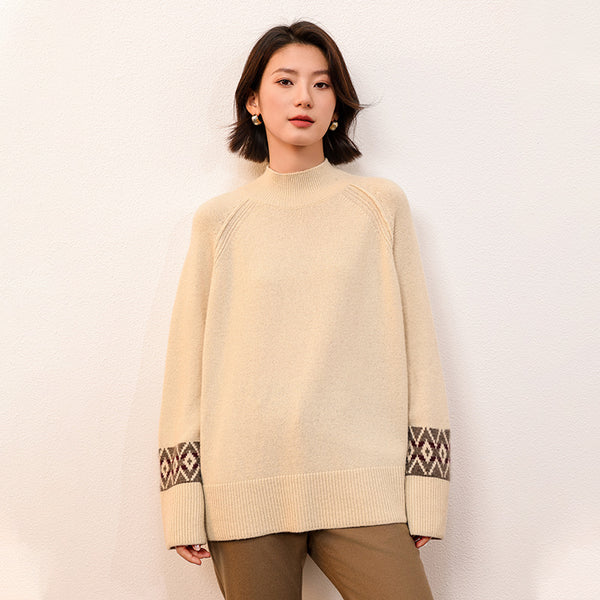 Heritage Collection Women's Turtleneck Jacquard Pullover