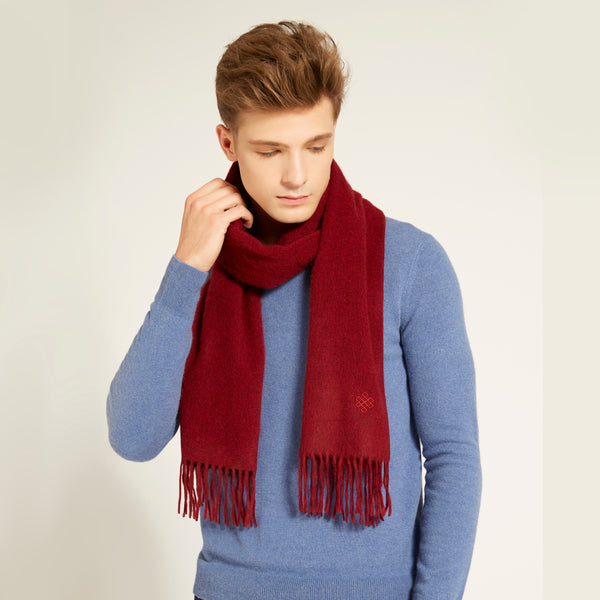 Shop the Serene Pomegranate Yak Wool Scarf for a vibrant and luxurious winter accessory. Soft, warm, and perfect for adding color to your cold-weather wardrobe.

