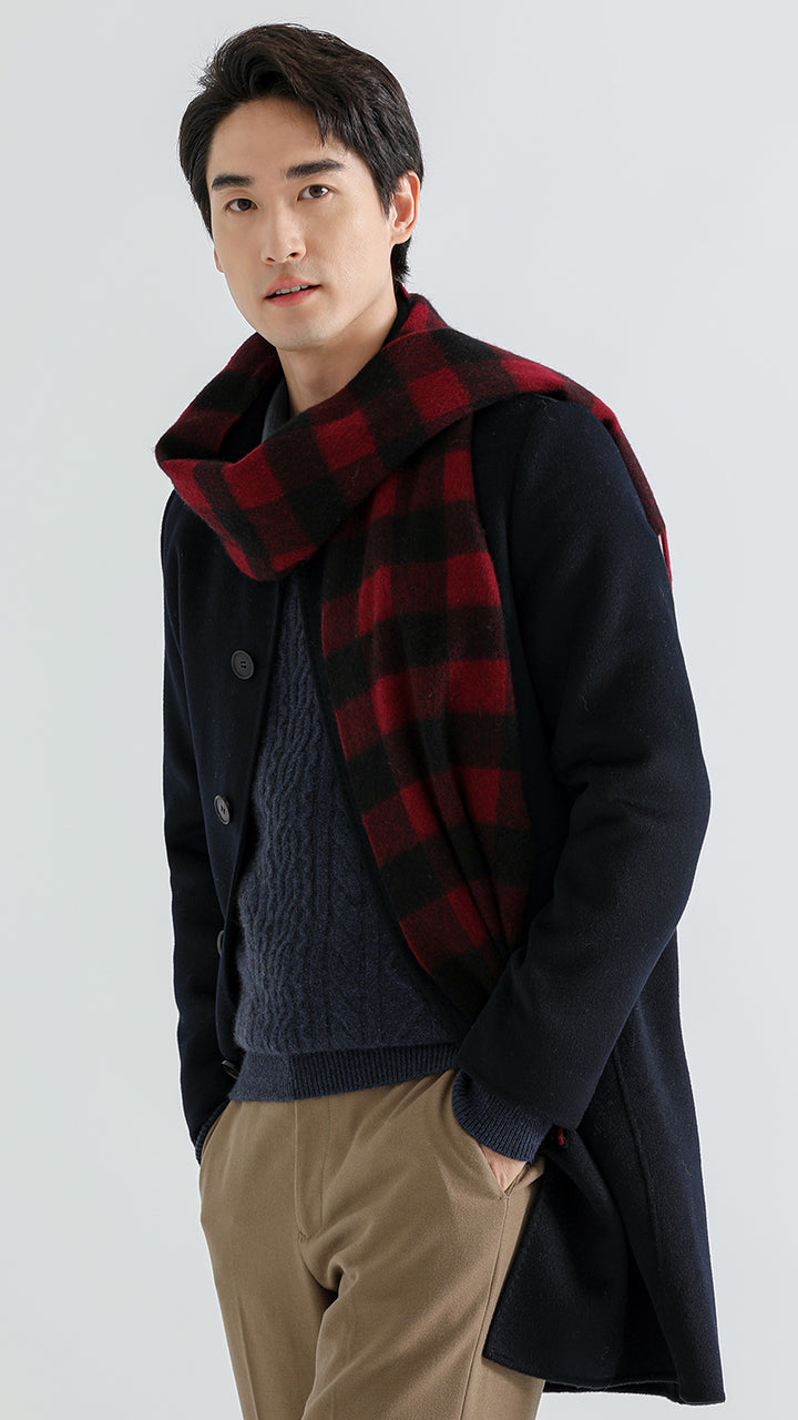 Stay warm and stylish with the Men's Shambala Long Yak Wool Coat. Crafted from 100% yak wool, this luxurious coat combines timeless design with exceptional warmth for the colder months.

