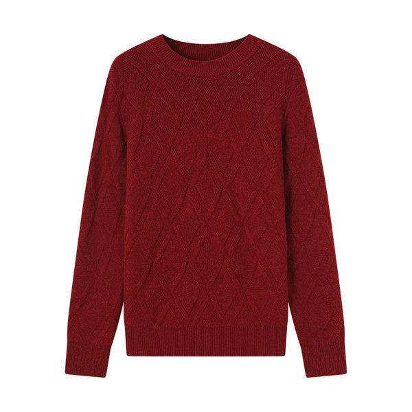 Stay warm and stylish with the Men's Shambala Half High Collar Yak Wool Pullover. Crafted from luxurious yak wool, this pullover offers exceptional softness, warmth, and a modern high collar design perfect for cooler weather.

