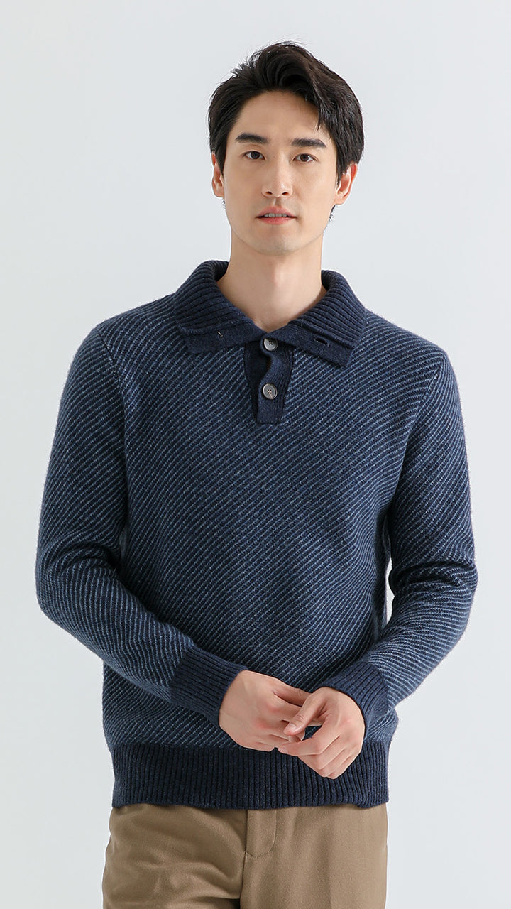 Stay warm and stylish with the Men's Shambala Half High Collar Yak Wool Pullover. Crafted from luxurious yak wool, this pullover offers exceptional softness, warmth, and a modern high collar design perfect for cooler weather.