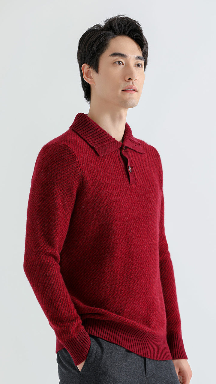 Stay warm and stylish with the Men's Shambala Half High Collar Yak Wool Pullover. Crafted from luxurious yak wool, this pullover offers exceptional softness, warmth, and a modern high collar design perfect for cooler weather.