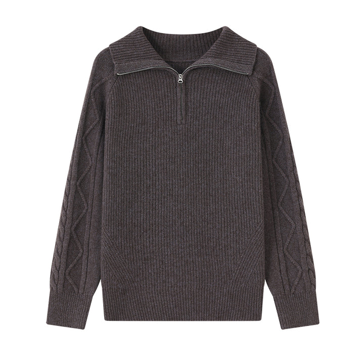 Experience exceptional warmth with the Women's Shambala Thick Yak Wool Pullover. Made from 100% Yak wool, this cozy sweater offers a luxurious feel and perfect insulation for colder months.

