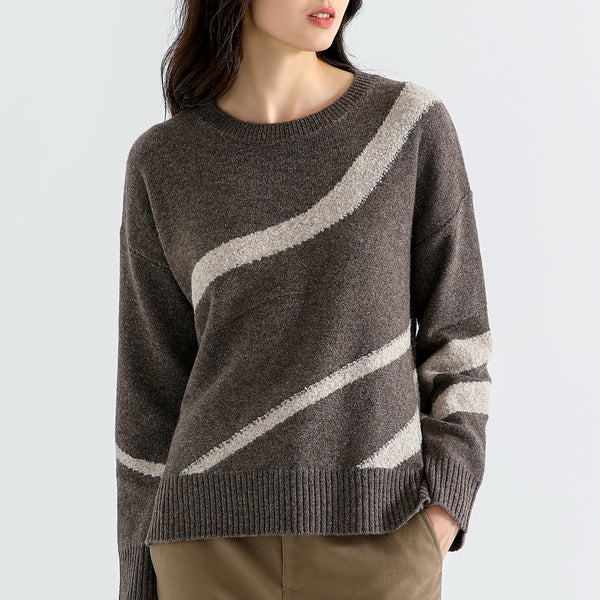 Discover the Above Land Jacquard Sweater, crafted from a luxurious yak wool blend for ultimate warmth and comfort. Featuring intricate jacquard patterns, this stylish top is perfect for layering or wearing solo. A versatile, cozy piece for any season.