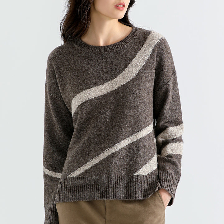Discover the Above Land Jacquard Sweater, crafted from a luxurious yak wool blend for ultimate warmth and comfort. Featuring intricate jacquard patterns, this stylish top is perfect for layering or wearing solo. A versatile, cozy piece for any season.