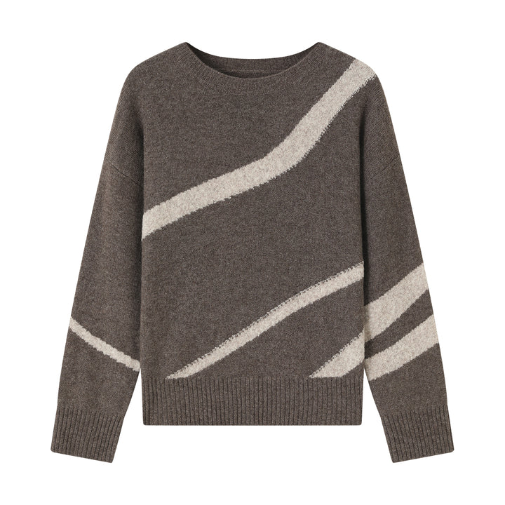 Discover the Above Land Jacquard Sweater, crafted from a luxurious yak wool blend for ultimate warmth and comfort. Featuring intricate jacquard patterns, this stylish top is perfect for layering or wearing solo. A versatile, cozy piece for any season.