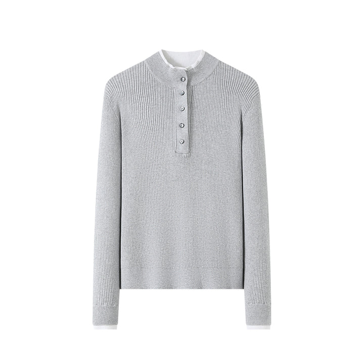 Elevate your wardrobe with the Shoton Women's Double Lapel Pullover. Crafted from a luxurious cotton-yak blend, this stylish and breathable pullover offers a chic, sophisticated look with just the right amount of warmth for any season.