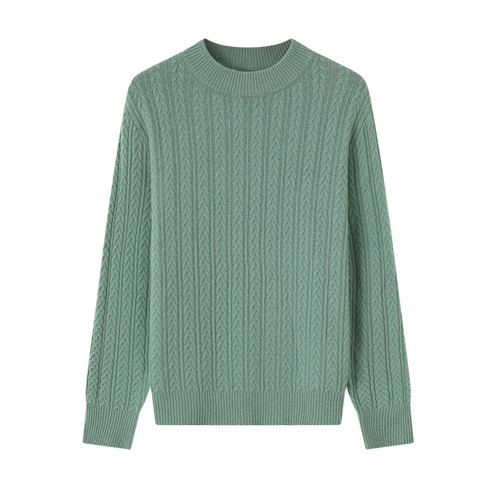 Stay cozy in the Women's Shambala 100% Yak Cable Sweater, made from luxurious yak wool for a soft, warm, and stylish fit. Perfect for layering or wearing on its own this season.

