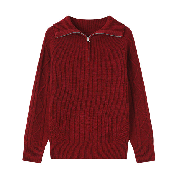 Experience exceptional warmth with the Women's Shambala Thick Yak Wool Pullover. Made from 100% Yak wool, this cozy sweater offers a luxurious feel and perfect insulation for colder months.

