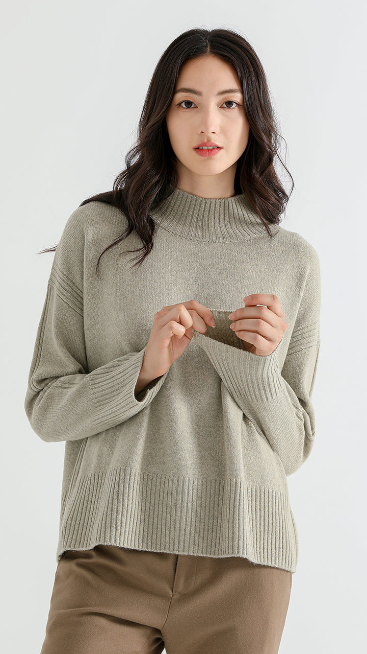 Discover the Above Land Crew-Neck Sweater, crafted from a luxurious yak wool blend for ultimate comfort. Featuring a classic crew-neck design, this versatile piece is perfect for layering or wearing on its own. Ideal for casual elegance, offering warmth and softness in every wear.



